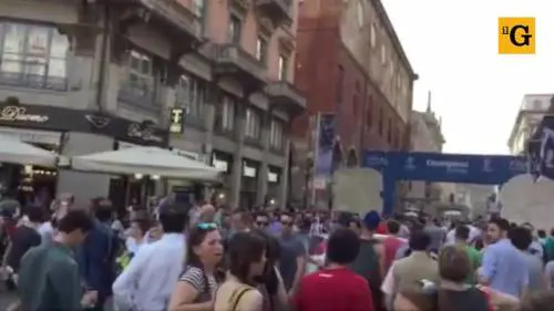 A Milano è già festa per la finale di Champions League
