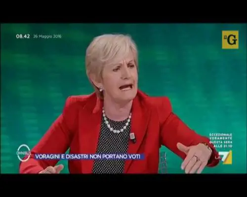 Livia Turco perde le staffe: "Mi sono fatta un culo così"