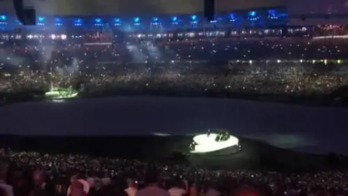 Gilberto Gil canta al Maracanà