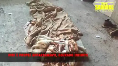 Il degrado nel quartiere Adriano