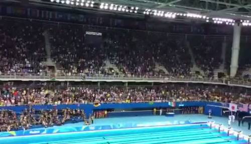 La premiazione di Phelps
