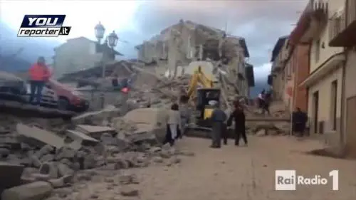 Amatrice devastata dal sisma