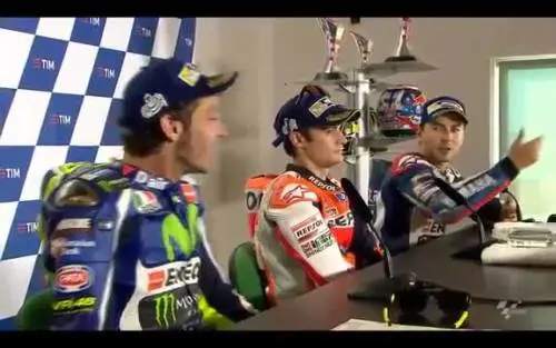 Lite in conferenza tra Lorenzo e Rossi