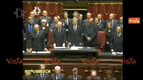 Il giuramento di Ciampi alla Camera