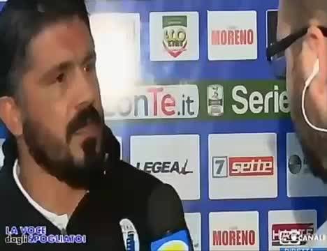 Duro sfogo di Gattuso contro la dirigenza del Pisa