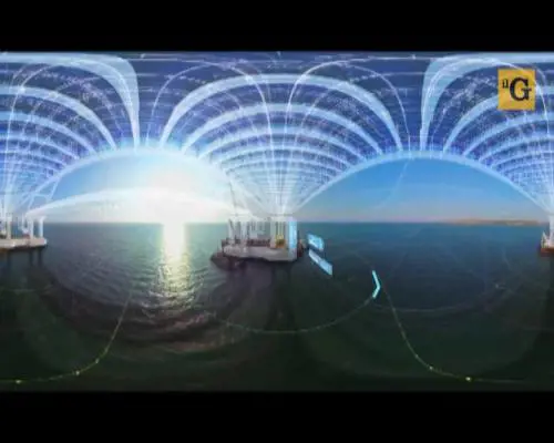 In volo a 360° sul ponte fra Russia e Crimea