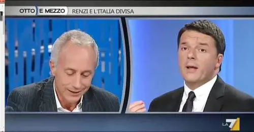Renzi zittisce Travaglio: "Pensa al Fatto che perde copie..."