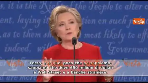 Clinton a Trump: perchè non fai dichiarazione redditi? Nascondi qualcosa o non sei ricco come dici 