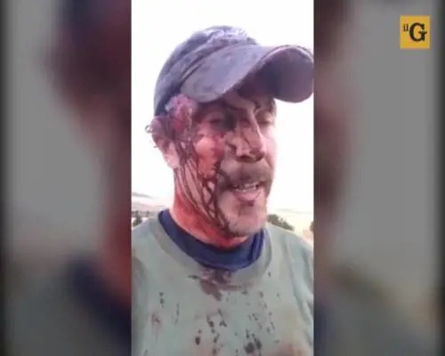 Gli orsi lo riducono a brandelli e lui carica il video su Facebook