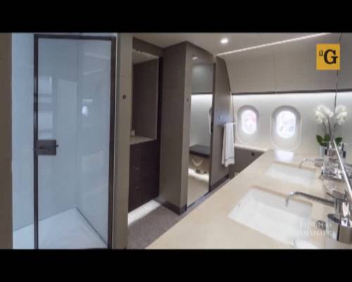 Boing 787 trasformato in jet privato superlussuoso