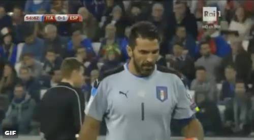 La bestemmia di Buffon in diretta