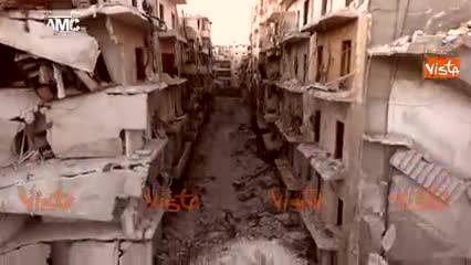 Siria, la distruzione di Aleppo vista dall'alto