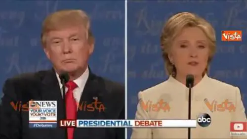 Le "faccette" di Trump durante il dibattito