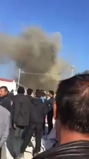 Incendio nel campo profughi di Lesbo