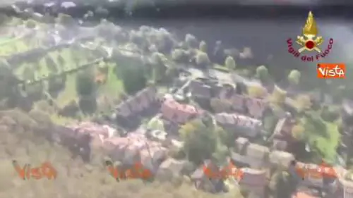 Ricognizione aerea su Ussita