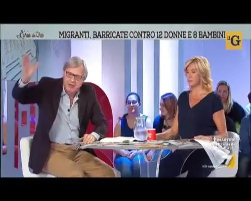 Sgarbi contro le "leggi di merda" della Merkel e dell'Europa 
