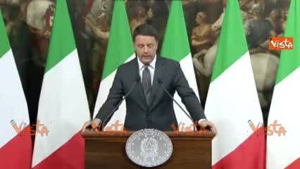 Renzi: "La risposta dello Stato sarà immediata"