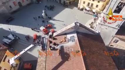 Chiesa di San Benedetto: le riprese aeree del drone