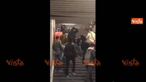 Besiktas-Napoli, scontri in metropolitana