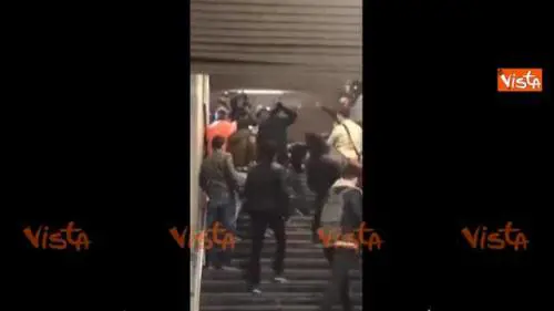 Besiktas-Napoli, scontri in metropolitana
