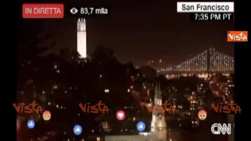 Cnn proietta i risultati sull'Empire State Building