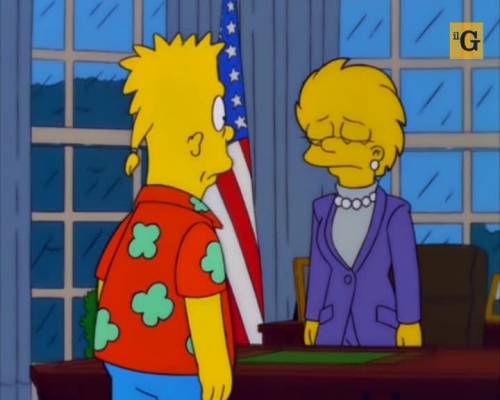 Elezioni presidenziali, i Simpsons azzeccano la doppia profezia
