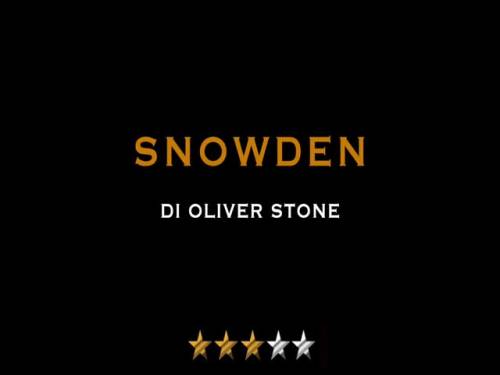 Videorecensione del film "Snowden"