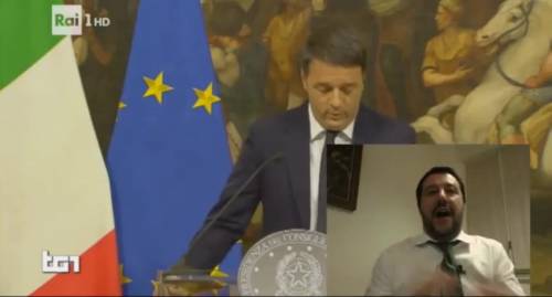 Salvini festeggia: "Renzi si è dimesso: ciaone"