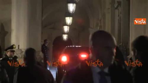 Matteo Renzi arriva al Quirinale