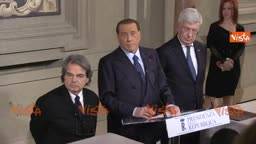 Berlusconi: "Legge elettorale e poi al voto"