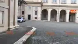 Gentiloni arriva al Quirinale