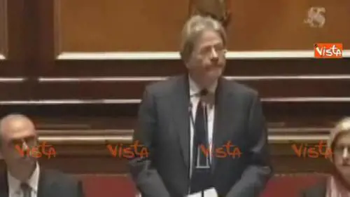 Gentiloni: chiedo fiducia ma esprimo mia fiducia a Senato