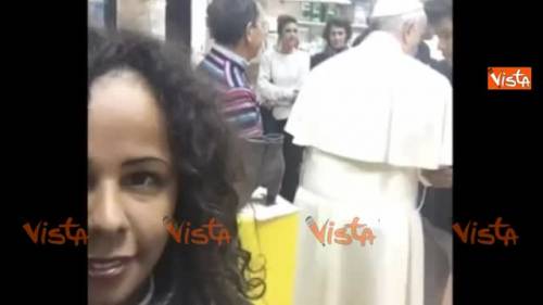 Il Papa e lo shopping pre natalizio in giro per Roma