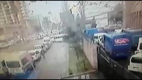 L'esplosione a Izmir
