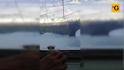 I terremotati di Amatrice in roulotte al gelo