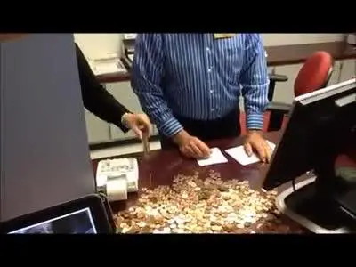 Usa, 700 kg di monetine per pagare le tasse dell'auto
