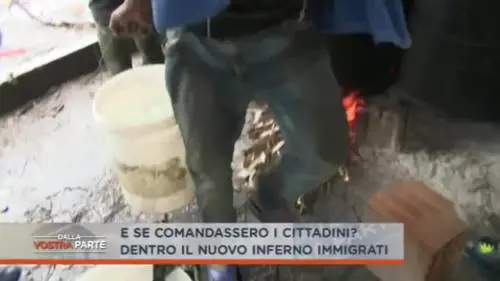 Immigrati aggrediscono la troupe di "Dalla vostra parte"