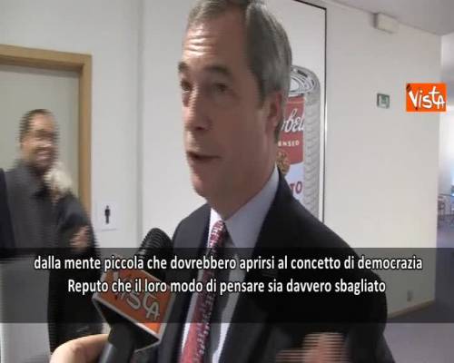 Farage: "Ho invitatato Trump al Parlamento Ue, ma eurodeputati hanno mente piccola"