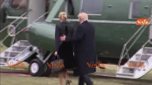 Trump visita famiglia soldato morto con la figlia Ivanka