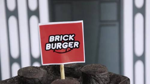 Questo locale serve hamburger a forma di Lego