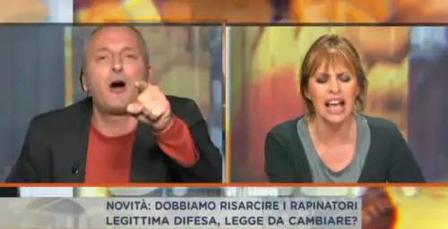 La reazione della Mussolini dopo l'attacco di Martinelli
