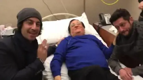 Leone di Lernia, il video dall'ospedale