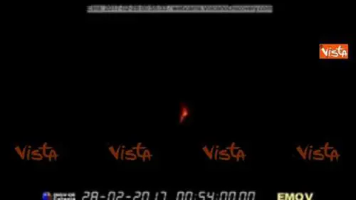 L'etna torna a dare spettacolo, il timelapse dell'eruzione