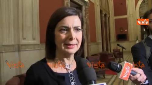 Boldrini: "Non è potuta entrare per una prassi"