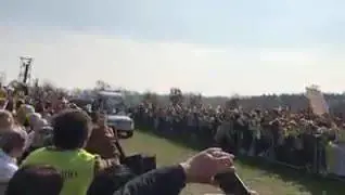 L'arrivo di Papa Francesco a Monza