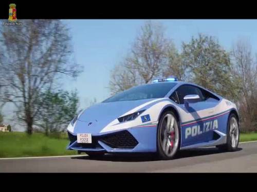 La nuova Lamborghini Huracàn della polizia