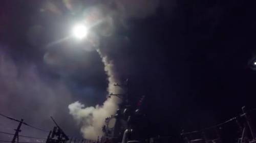 Il lancio dei Tomahawk americani contro la Siria