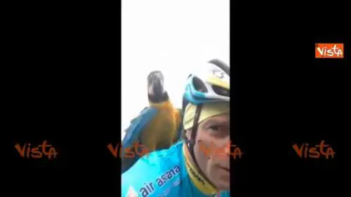 Quando Scarponi pedalava col pappagallo sulla spalla
