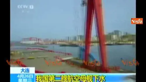 La Cina presenta la sua nuova portaerei
