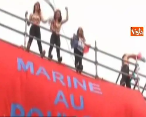 Femen colpiscono ancora: protesta contro Le Pen
